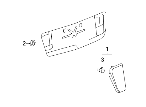 2005 Cadillac STS Backup Lamps Diagram