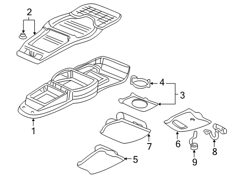 2002 Pontiac Aztek Overhead Console Diagram