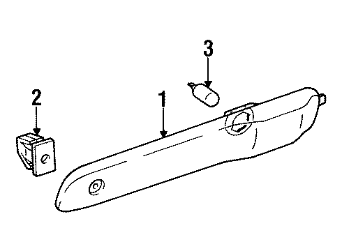 2002 Saturn SL2 Side Marker Lamps Diagram