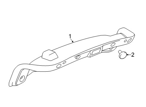 2021 Chevy Malibu Interior Trim - Trunk Diagram
