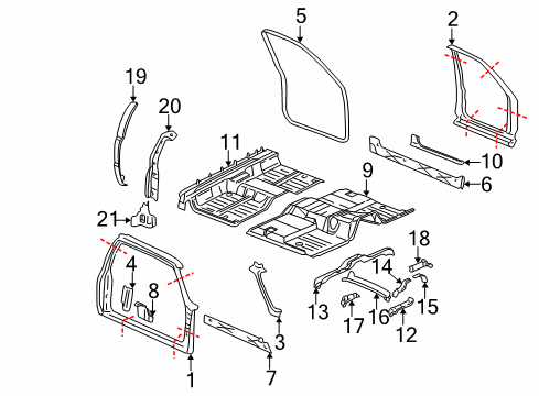 2006 Chevy Silverado 1500 Uniside Diagram