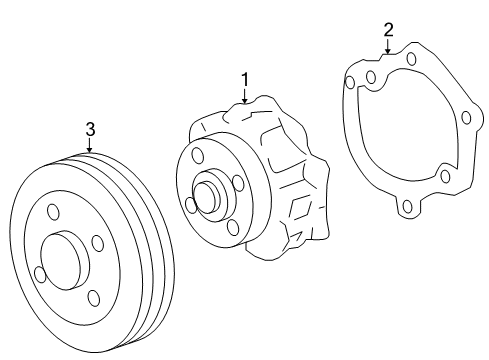 2012 Buick LaCrosse Cooling System, Radiator, Water Pump, Cooling Fan Diagram