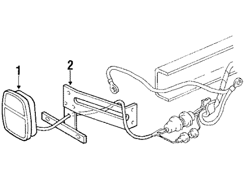 1985 Chevy C20 Tail Lamps Diagram