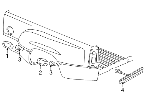 2006 Chevy Silverado 2500 HD Identification Lamps Diagram