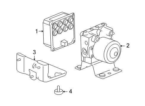 2009 Chevy Malibu Anti-Lock Brakes Diagram