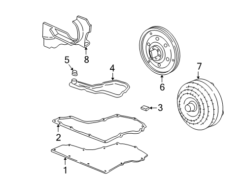 1998 Chevy Malibu Filter, Green Line Diagram for 24221762