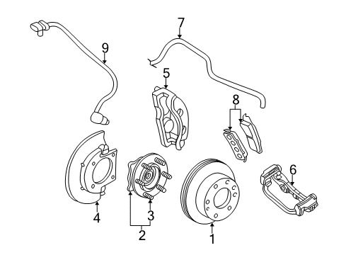 2006 GMC Sierra 3500 Anti-Lock Brakes Diagram