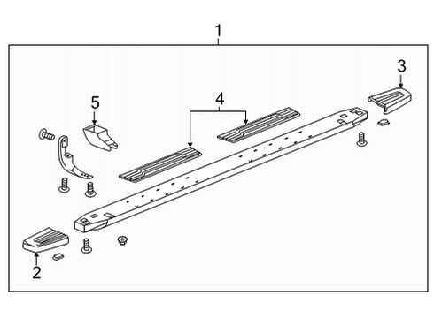2021 Chevy Silverado 2500 HD Running Board Diagram 6 - Thumbnail