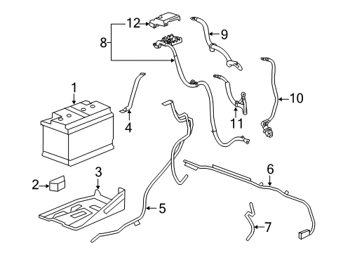 2014 Chevy Silverado 2500 HD Battery Diagram