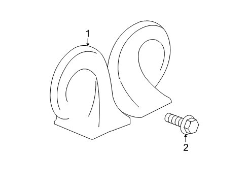 2006 Buick Lucerne Horn Diagram