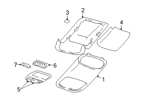 2004 Pontiac Montana Overhead Console Diagram