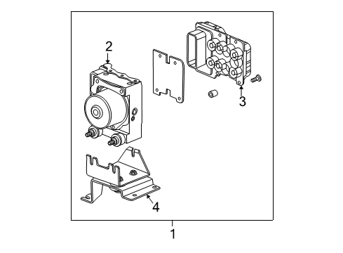 2012 GMC Canyon Anti-Lock Brakes Diagram