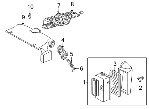 1994 Chevy S10 Air Intake Diagram