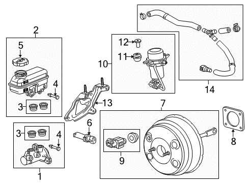 2015 Chevy Captiva Sport Vacuum Pump Diagram for 20939308