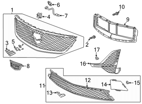 2022 Cadillac CT5 Lane Departure Warning Diagram