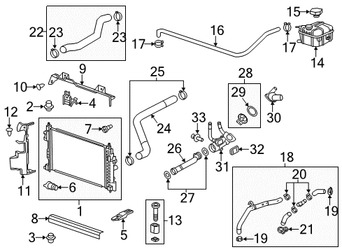 2013 Chevy Malibu Vehicle Speed Sensor Diagram for 24276627