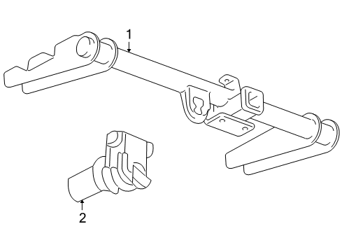 2006 Chevy Silverado 1500 Trailer Hitch Components Diagram