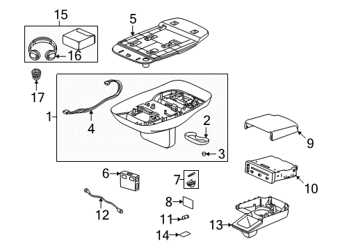 2002 Saturn L100 Overhead Console Diagram
