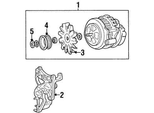 1994 GMC C2500 Alternator Diagram