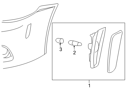 2009 Pontiac G8 Bulbs Diagram