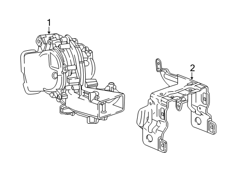 2022 Cadillac XT5 Blower Motor & Fan Diagram
