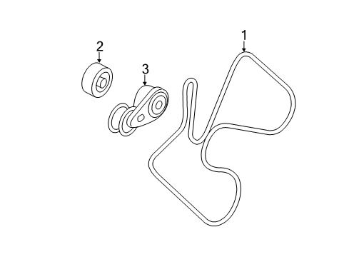 2014 Chevy Silverado 2500 HD Belts & Pulleys Diagram