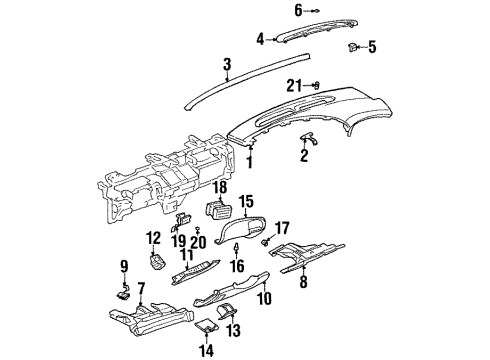 2003 Oldsmobile Aurora Automatic Temperature Controls Diagram