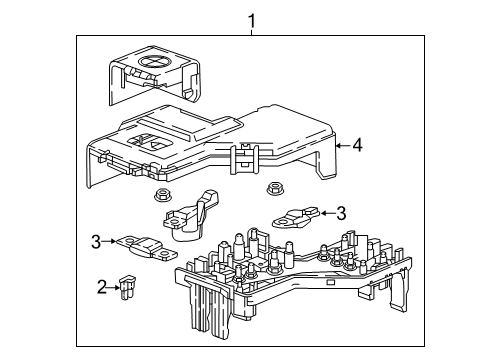 2024 Cadillac XT6 Fuse & Relay Diagram