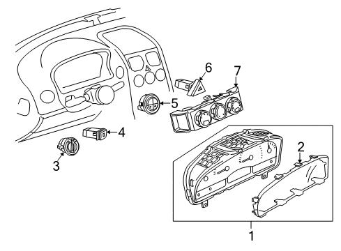 2006 Pontiac GTO Fuel Door Diagram