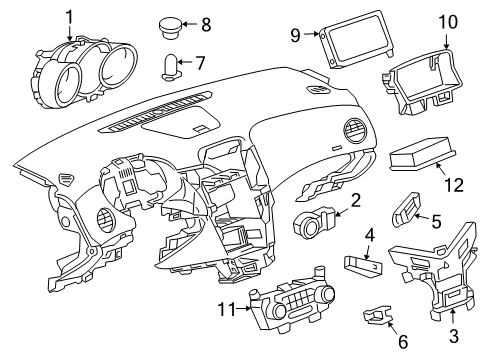 2011 Chevy Cruze Body Control Module Diagram for 13578420