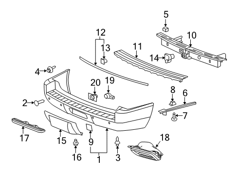 2012 Cadillac Escalade Alarm Switch Diagram for 15859233