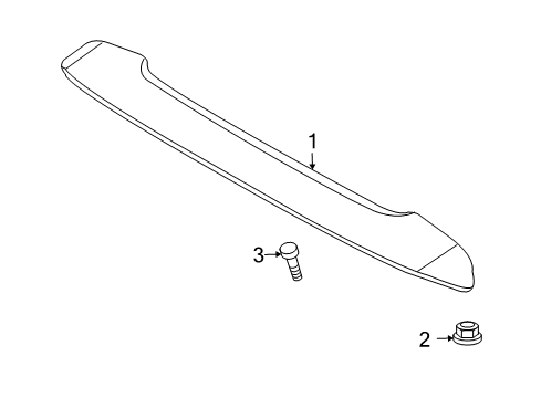 2007 Chevy Aveo5 Rear Spoiler Diagram