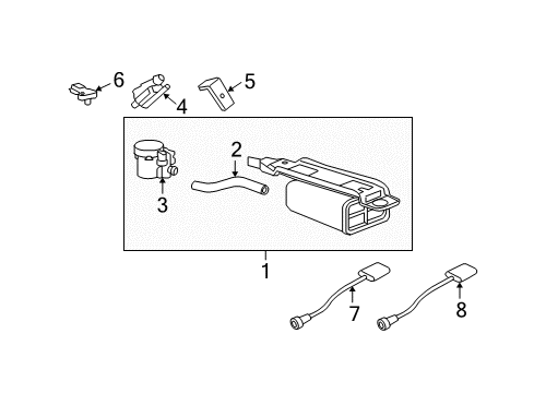 2010 Chevy Camaro Pressure Sensor Diagram for 92239823