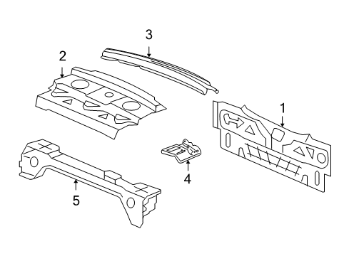 2009 Chevy Malibu Rear Body Diagram