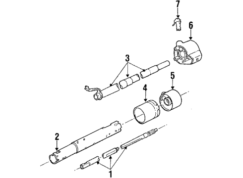 1987 Buick LeSabre Ignition Lock Diagram