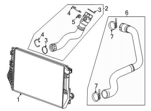 2021 Chevy Silverado 2500 HD Intercooler Diagram