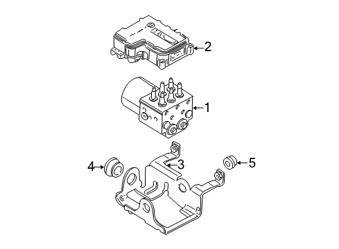 2005 Cadillac Escalade ESV Anti-Lock Brakes Diagram