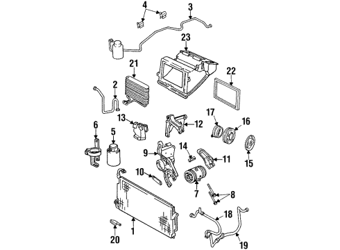 1993 Pontiac Grand Am Fuel Pump Relay Diagram for 12088594