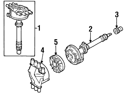 1999 GMC Yukon Distributor Diagram