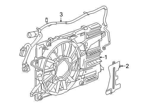 2020 Buick Regal TourX Cooling System, Radiator, Water Pump, Cooling Fan Diagram