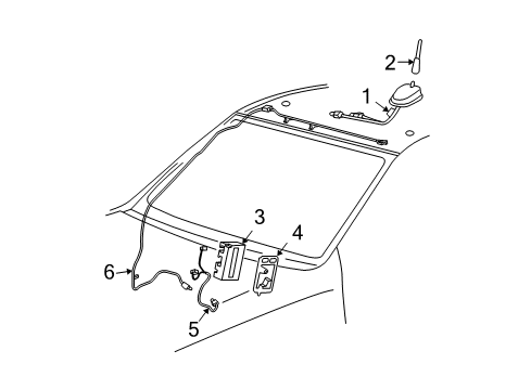 2012 GMC Canyon Electrical Components Diagram