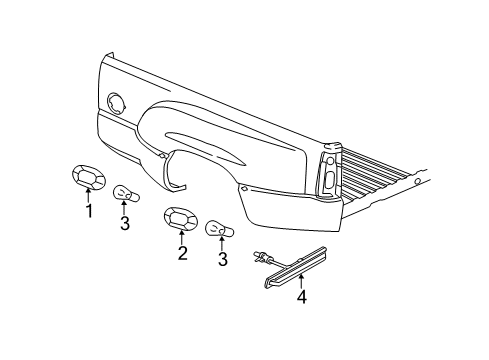 2010 Chevy Silverado 1500 Identification Lamps Diagram