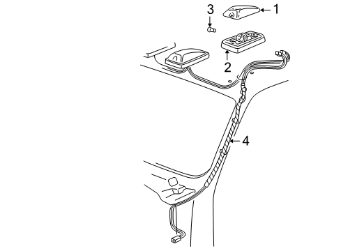 1999 GMC C3500 Clearance Lamps Diagram