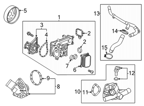 2024 Chevy Trailblazer Water Pump Diagram