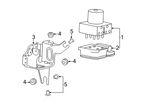2012 Buick LaCrosse Anti-Lock Brakes Diagram
