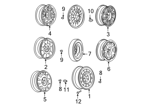 2005 Buick LeSabre Wheels Diagram