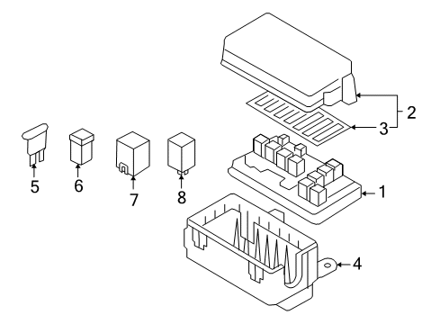 2010 Pontiac G3 Fuse & Relay Diagram