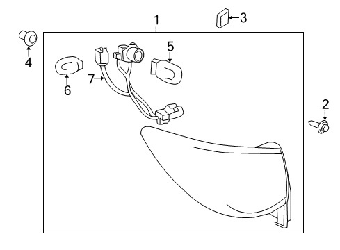 2012 Chevy Traverse Tail Lamps Diagram