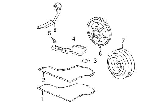 1997 Chevy Malibu Transaxle Diagram for 89059767