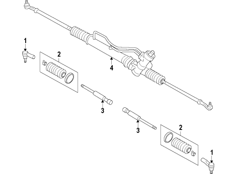 2017 Chevy Sonic Steering Column & Wheel, Steering Gear & Linkage Diagram